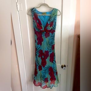 Fiori di Zucca possibilities floral dress in US (M)